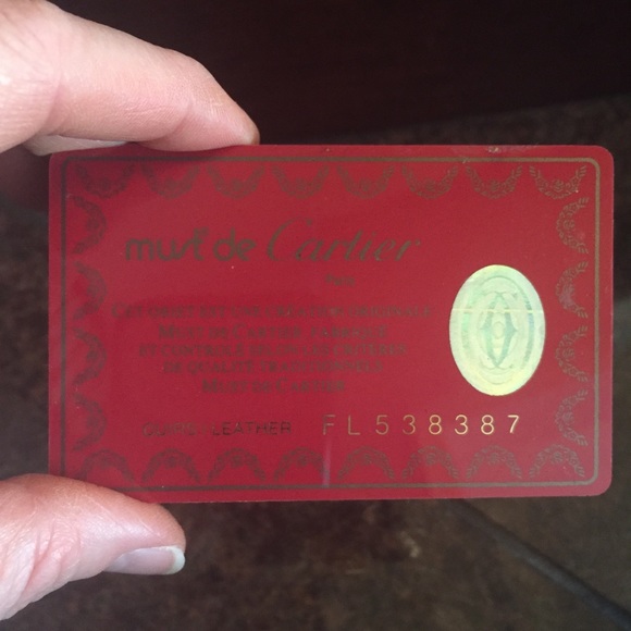 Cartier Black Leather Wallet - NEW Vintage Piece - Picture 7 of 12